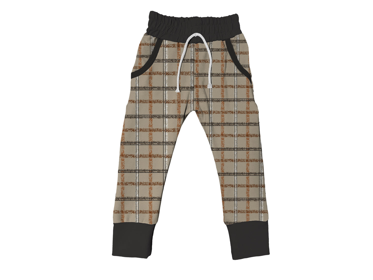 Cozy Fall Plaid Joggers