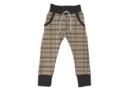 Cozy Fall Plaid Joggers